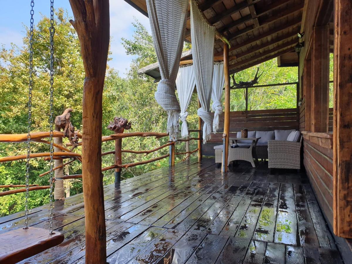 Mystically Wood House In The Forest Carjari Extérieur photo